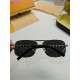 LV Louis Vuitton Sunglasses can be matched with near with myopia metal sunglasses men's fashion retro sunshade square frame glasses double beam sunglasses female models