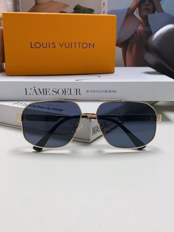 Lv Louis Vuitton Kwon Chi-Lung same L family sunglasses men high quality aviator toadstool anti-UV myopia sunglasses