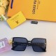 LV2024 new large frame thin sunglasses high-definition fashion Korean version of sunscreen driving street shooting advanced sense of sunglasses