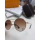 Lv Louis Vuitton 2024 new sunglasses retro tide cool sunglasses high quality high quality metal round frame unisex