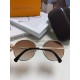 Lv Louis Vuitton 2024 new sunglasses retro tide cool sunglasses high quality high quality metal round frame unisex