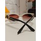 LV Louis Vuitton thick frame polygonal plate sunglasses female European and American wind UV protection sunglasses high goods show face small fashion trend female models