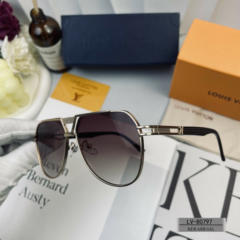 . [Louis Vuitton France-LV]. . [Polaroid Resin HD Lenses  . [Metal frames are lightweight and comfortable to wear]  . [size 59-13-148,] .  . [  new men's   sunglasses to reduce the burden of glare, blocking harmful rays 