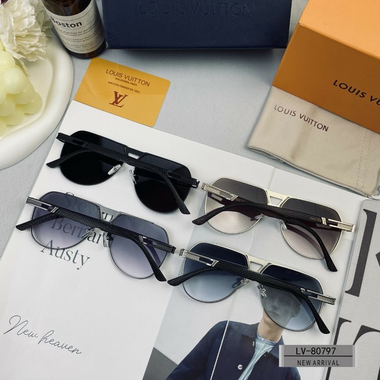 . [Louis Vuitton France-LV]. . [Polaroid Resin HD Lenses  . [Metal frames are lightweight and comfortable to wear]  . [size 59-13-148,] .  . [  new men's   sunglasses to reduce the burden of glare, blocking harmful rays 