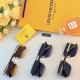 LV new men's casual rimless sunglasses personalized mirror leg trend sunglasses versatile metal sunshade mirror