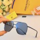 LV2024 new Korean version of a hundred retro sunglasses street shooting advanced sense ins sunscreen riding polarized sunglasses