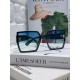 Lv Louis Vuitton 2024 latest fashion sunglasses ladies square thin retro net red sunscreen new senior sense of star street shooting sunglasses personalized with diamond Logo