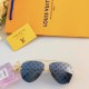 LV sunglasses couple sunscreen sunglasses trend of personalized advanced sense toadstool driving riding sunglasses