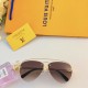 LV sunglasses couple sunscreen sunglasses trend of personalized advanced sense toadstool driving riding sunglasses