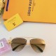 LV sunglasses couple sunscreen sunglasses trend of personalized advanced sense toadstool driving riding sunglasses