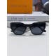 LV Louis Vuitton thick frame polygonal plate sunglasses female European and American wind UV protection sunglasses high goods show face small fashion trend female models