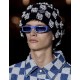 LV Louis Vuitton 2024 new Pixel digital letters sunglasses Wang Jiaer Huang Zi Hongfan Wang Hedi the same sunglasses in Europe and the United States big-name celebrities with the same retro literary sunglasses fashion st