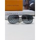 LV Louis Vuitton Sunglasses can be matched with near with myopia metal sunglasses men's fashion retro sunshade square frame glasses double beam sunglasses female models