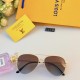 LV HD resin polarized sunglasses men and women aviator sunglasses driving toadstool UV glasses