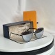 New Louis Vuitton LV Women's Eyewear PEARL CAT EYE Fashion Hundred Pearl Cat Eye Sunglasses Z1995U