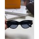 LV Louis Vuitton new cat-eye sunglasses   high-grade electroplated temples, men's and women's sun shades