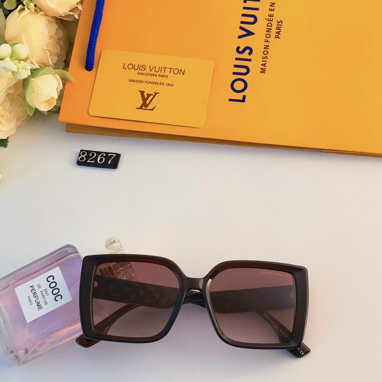 LV2023 new high-grade ladies sunglasses large frame trend sunglasses fashion outdoor driving sun glasses