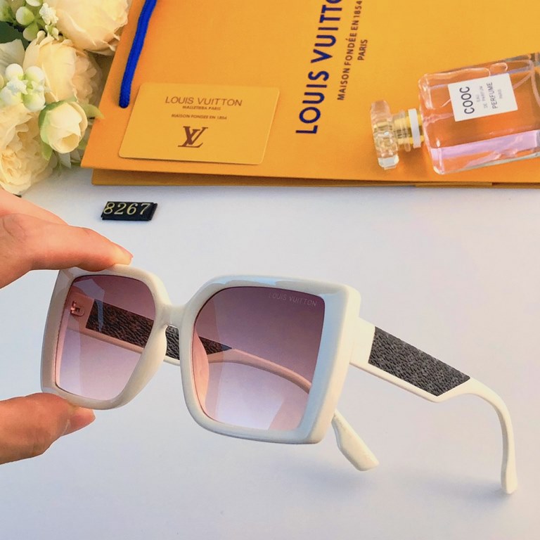 LV2023 new high-grade ladies sunglasses large frame trend sunglasses fashion outdoor driving sun glasses