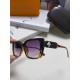 Lv Louis Vuitton 2024 new sunglasses women's models large face thin senior sense of polarized anti-ultraviolet driving sunglasses latest flower logo design high fashion