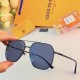 LV2024 new sunglasses nylon polarized driving fishing light luxury industrial style ultra-light flight trend sunglasses men