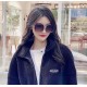 . NewBrand,  Louis Vuitton LV Women's Rimless Ladies Sunglasses   Imported Polaroid HD polarized lenses, TRlogo temples, high-end customized design, wear a super model, a must-have for travel and driving. No. 7001.