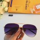 LV sunglasses female tide personality new Europe and the United States foreign trade popular men's sunglasses female driving windproof ultraviolet glasses