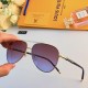 LV sunglasses female tide personality new Europe and the United States foreign trade popular men's sunglasses female driving windproof ultraviolet glasses