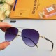 LV sunglasses female tide personality new Europe and the United States foreign trade popular men's sunglasses female driving windproof ultraviolet glasses