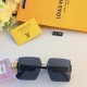 LV fashion large frame sunglasses premium sense sunglasses female travel sun glasses UV protection 2024 new fashion