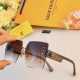 LV fashion large frame sunglasses premium sense sunglasses female travel sun glasses UV protection 2024 new fashion