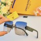 LV fashion large frame sunglasses premium sense sunglasses female travel sun glasses UV protection 2024 new fashion