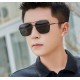 Lv   High-quality men's and women's models sunglasses   Imported Polaroid polarized lenses   Toadstool Driving Fishing can   Hundreds of matching thin sunglasses Korean version of the men's pilot large frame driver drivi