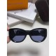 LV Louis Vuitton Retro cat eye butterfly sunglasses women large frame spicy girl round face show face small advanced sense of ultraviolet protection sunglasses tide ladies glasses