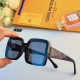 LV Europe and the United States large frame square sunglasses female driving driving street shooting repair face glasses sunscreen UV cross-border sunglasses