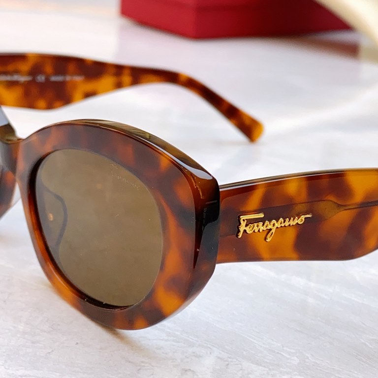 Salvatore ferragam 】Ferragam new sunglasses, MODEL SF1080S, SIZE 53 mouth 21-140