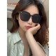 LV new sunglasses female advanced sense ins net red models sunscreen sunglasses large frame round face thin glasses male models