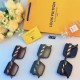 LV2024 new Korean version of the tide of large face thin sunglasses women's advanced sense of UV sunscreen large frame sunglasses