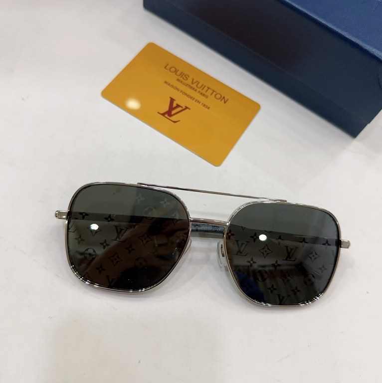 LOUIS VUITTO Louis Vuitton LV Sunglasses SIZE 62 mouth 13-145 Men's Square Sunglasses