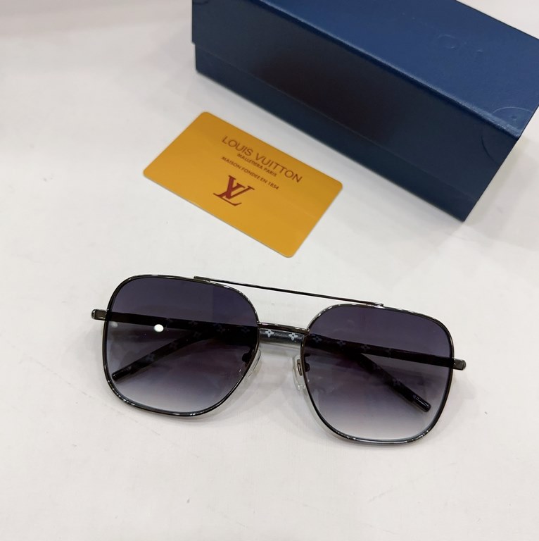 LOUIS VUITTO Louis Vuitton LV Sunglasses SIZE 62 mouth 13-145 Men's Square Sunglasses