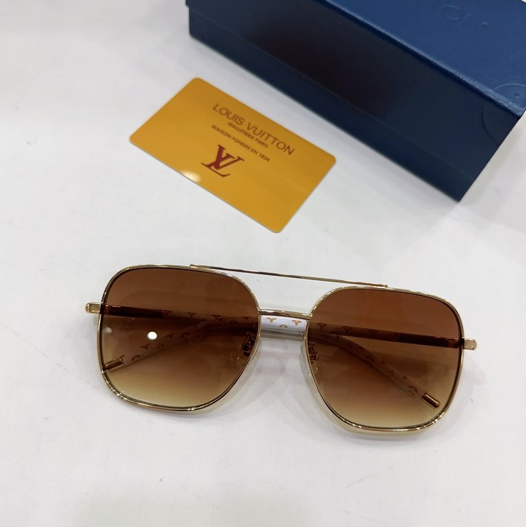 LOUIS VUITTO Louis Vuitton LV Sunglasses SIZE 62 mouth 13-145 Men's Square Sunglasses