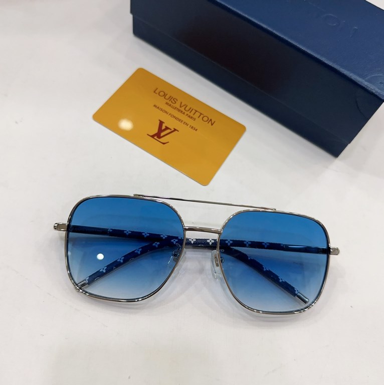 LOUIS VUITTO Louis Vuitton LV Sunglasses SIZE 62 mouth 13-145 Men's Square Sunglasses