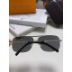 LV Louis Vuitton Sunglasses can be matched with near with myopia metal sunglasses men's fashion retro sunshade square frame glasses double beam sunglasses female models