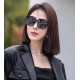 [TR Polarized Series] lv large frame sunglasses sunglasses classic box design, not pick face type, whether with a coat or dress are very temperamentally polarized lenses to prevent ultraviolet Model L1845