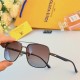 Lv2024 new men's driving toadstool sunscreen sunscreen double beam polarized sunglasses fashion trend sunglasses