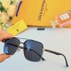 Lv2024 new men's driving toadstool sunscreen sunscreen double beam polarized sunglasses fashion trend sunglasses