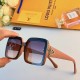 LV Europe and the United States large frame square sunglasses female driving driving street shooting repair face glasses sunscreen UV cross-border sunglasses