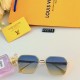 LV sunglasses couple models 2024 new advanced sense of obvious face small tide cool square big face thin too sunscreen sun glasses