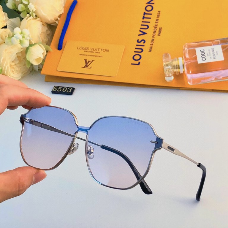 LV sunglasses women 2023 new tide premium sense ins anti-ultraviolet sunglasses ladies driving special glasses