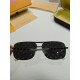 LV Louis Vuitton Sunglasses can be matched with near with myopia metal sunglasses men's fashion retro sunshade square frame glasses double beam sunglasses female models