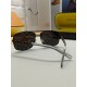 LV Louis Vuitton Sunglasses can be matched with near with myopia metal sunglasses men's fashion retro sunshade square frame glasses double beam sunglasses female models